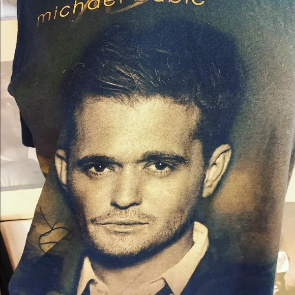 💚 Michael Buble Concert Tour T-Shirt Medium - Picture 2 of 3